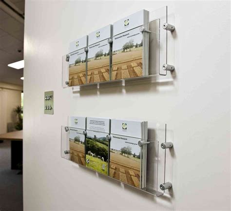 wall mounted brochure holders